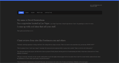 Desktop Screenshot of copywriterdavidh.com